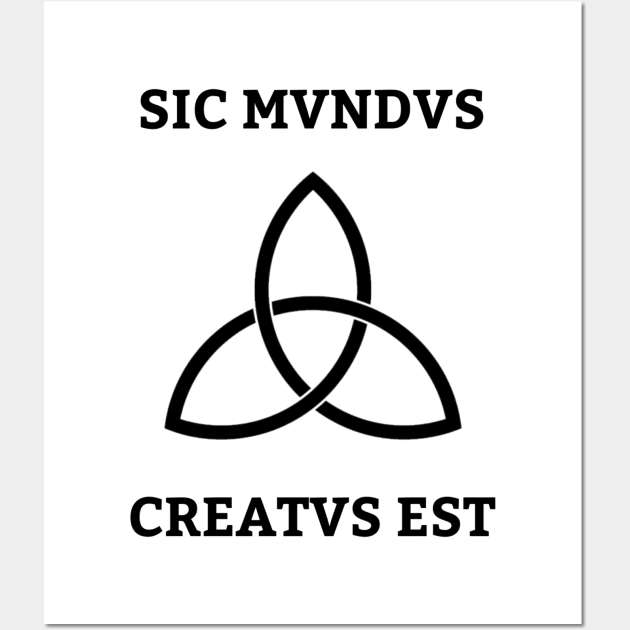 SIC MVNDVS CREATVS EST DARK NETFLIX Wall Art by camilovelove